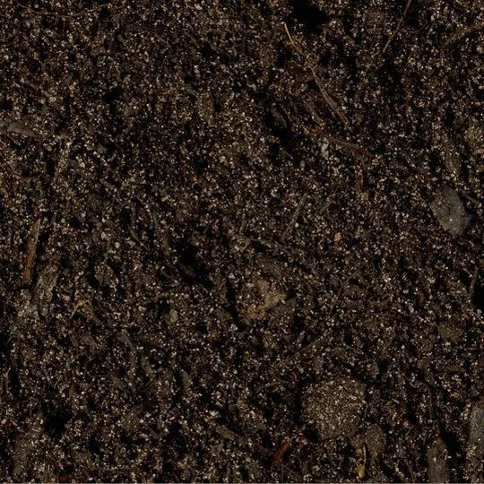 Detalle de compost de sustrato certificado como materia prima para sustratos Gramoflor