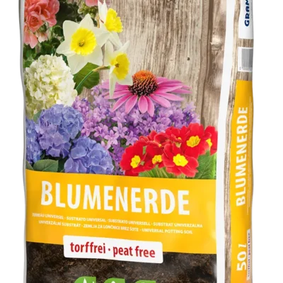 Saco de 50 litros de tierra para flores sin turba Gramoflor