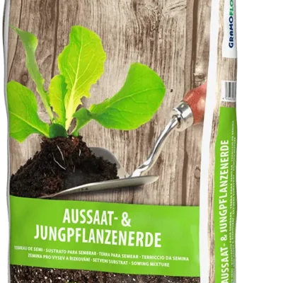 Saco de 15L de Aussaat- & Jungpflanzenerde de Grahoflor, sustrato para siembra, trasplante y propagación por esquejes